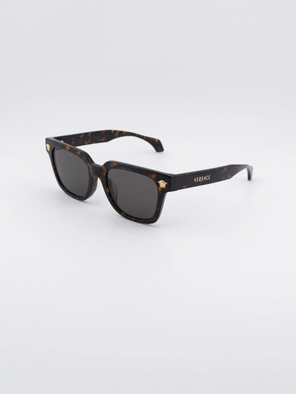 Versace VE4510U 108/3 Sunglasses Havana Square Frame, Brown Lenses